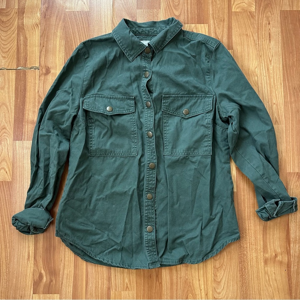 Forever 21 Olive Green Collared Shirt